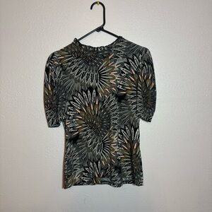 Elegant Women's Blouse with Floral Pattern